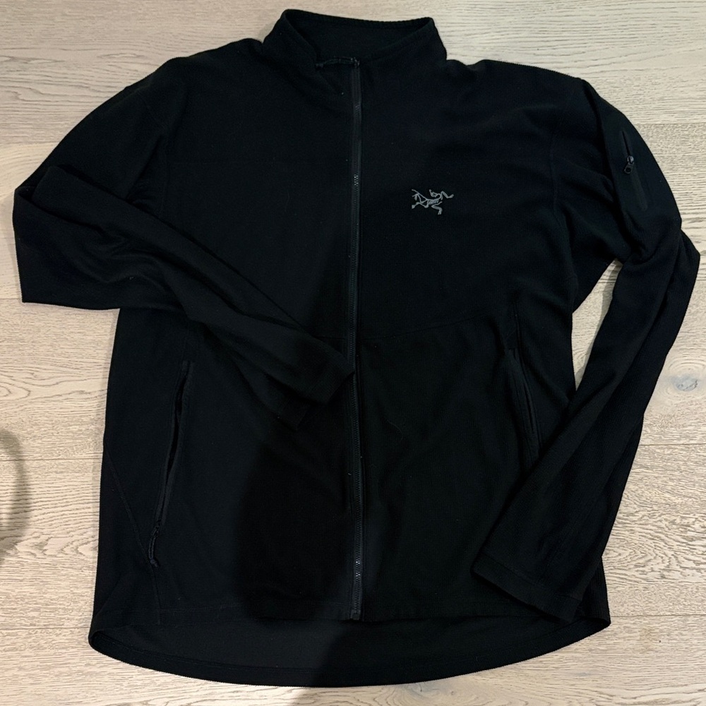Arc'teryx Midnight Black Zip-Up Jacket